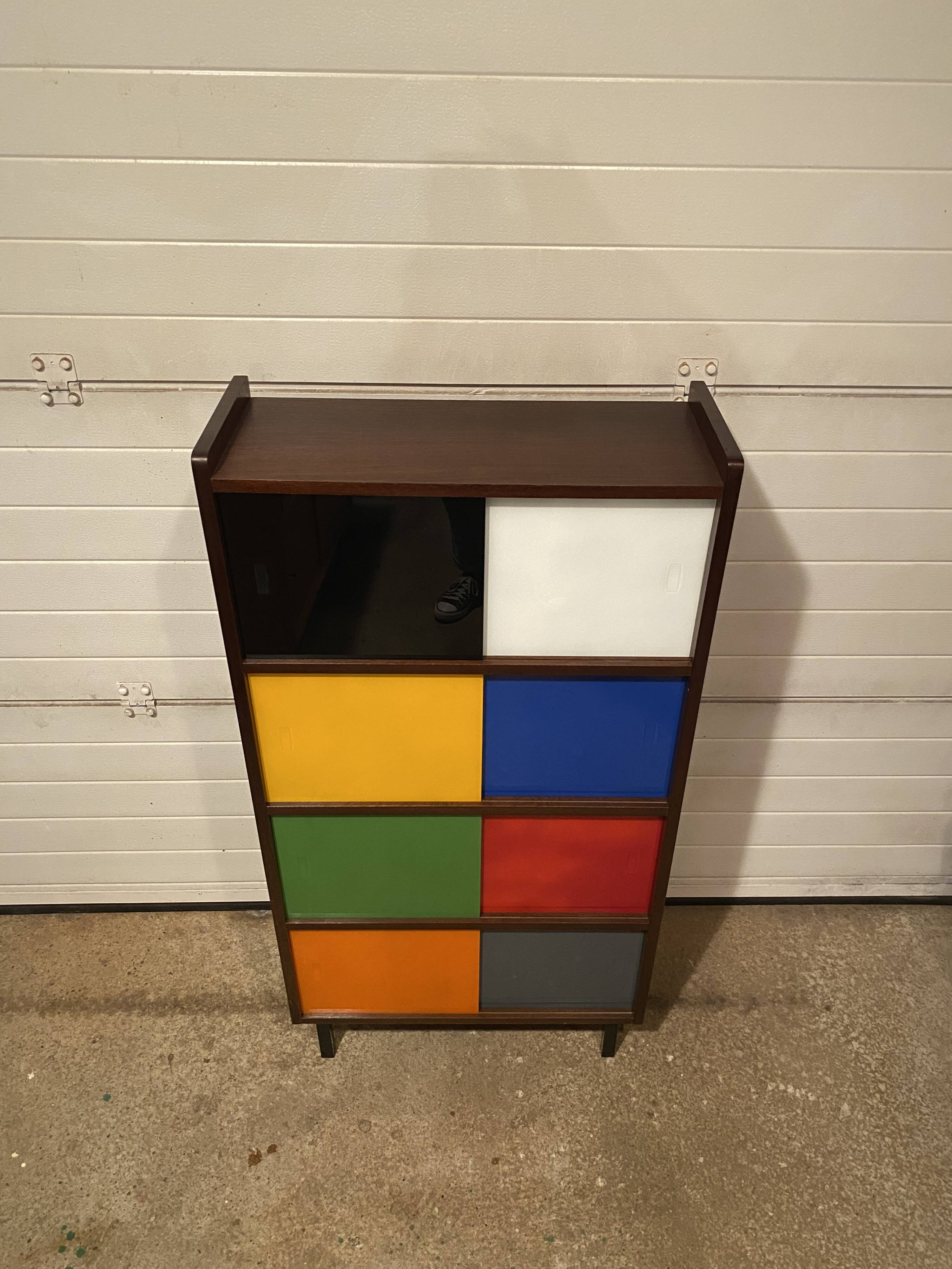Bibliothèque/vitrine vintage