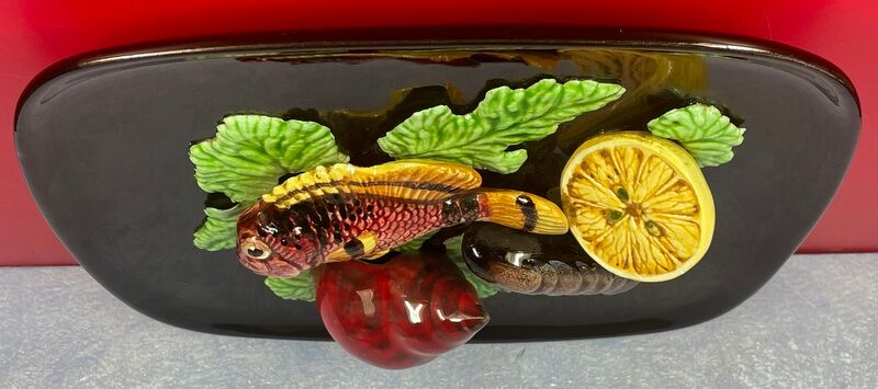 sculpture art déco 1930-1940 - Poisson en Céramique signée