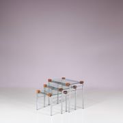 1960s Modern nesting tables from the Netherlands