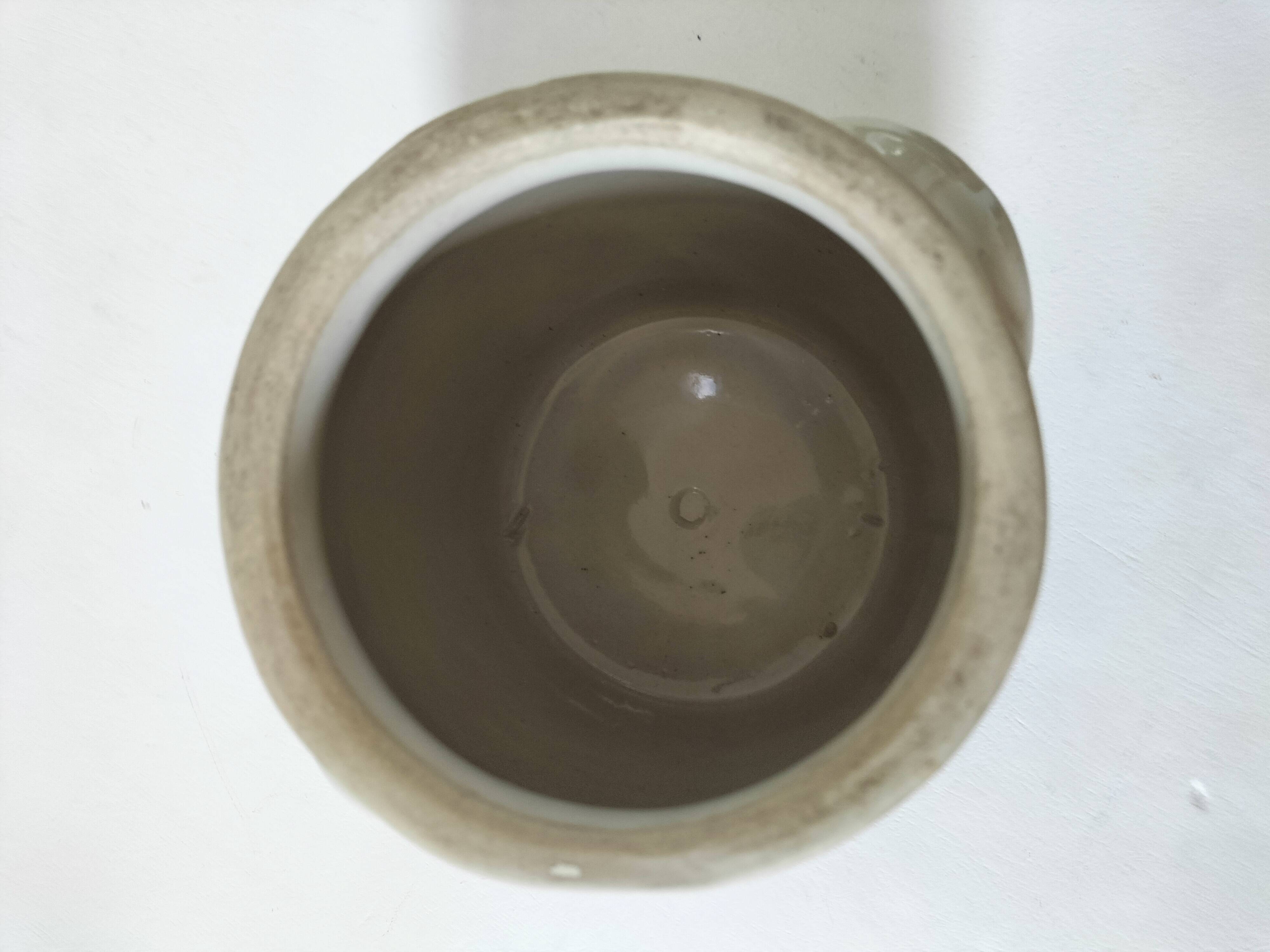 Pot en grès L.M.L. (L Marin-Laflèche) décor Palma – années 70