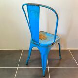 Authentic metal chair tolix by Xavier Pauchard vintage industrial 1950 n3