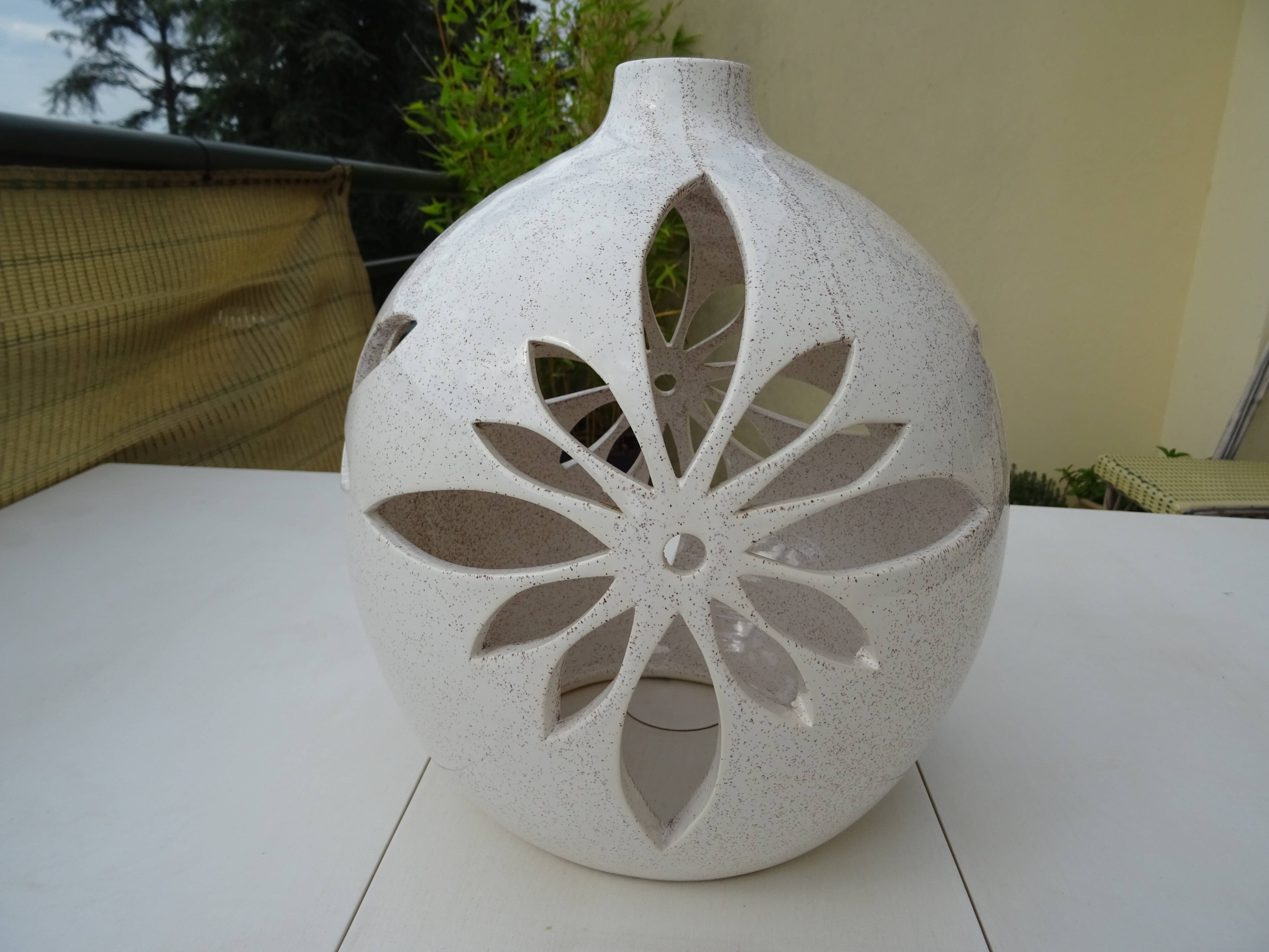 Pied de lampe céramique Vallauris Atelier Biondo