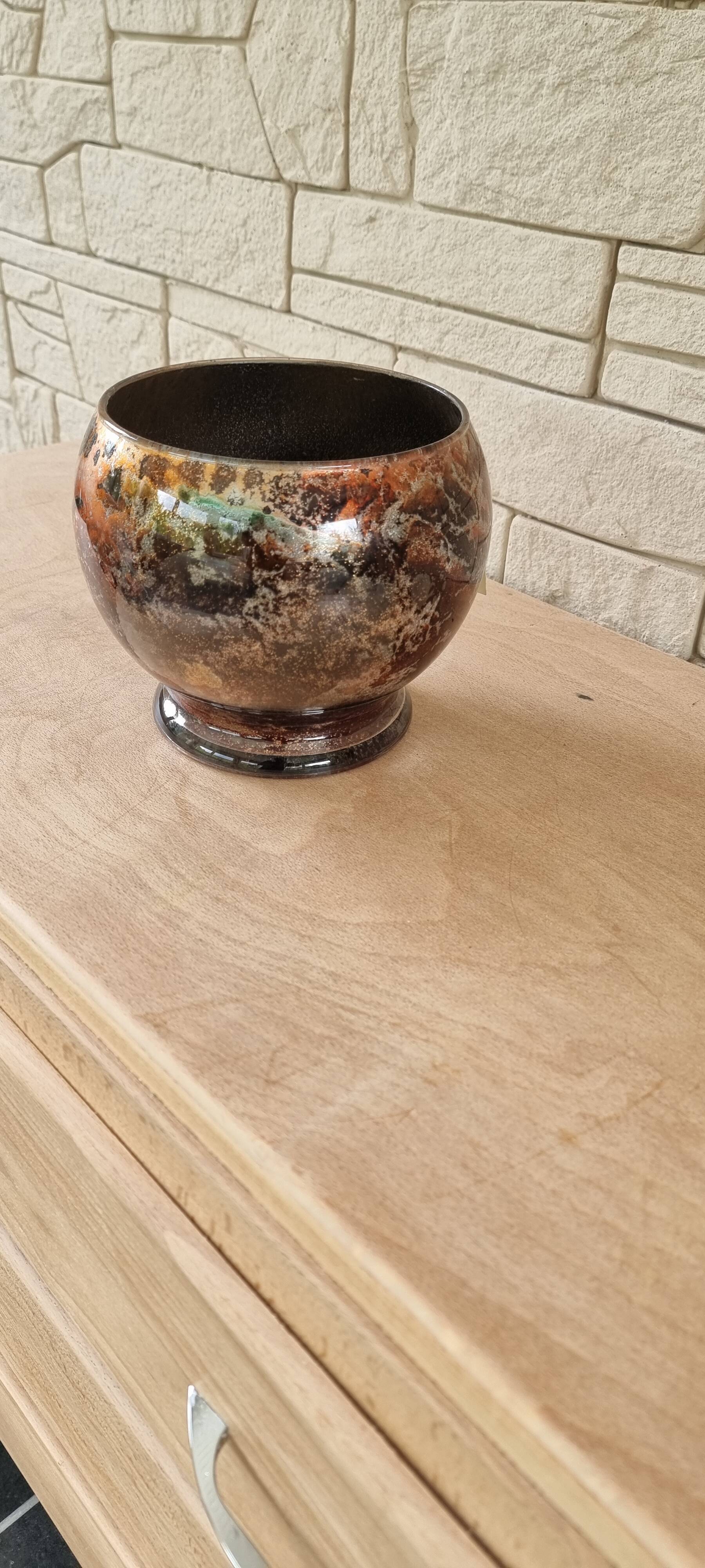 Laque Line glass vase