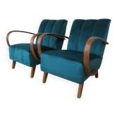 Pair of armchairs by Jindrich Halabala