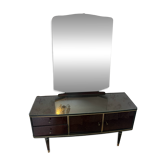 Vintage dressing table with large mirror – 1950s/60s furniture