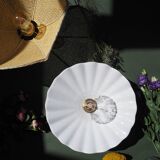 White ceramic wall lamp