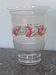 Vintage vase from the 1950s – Frosted glass with hand-painted decorations