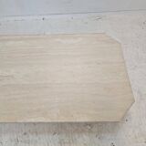Rectangle Travertine Coffee or Side Table, Italy 1980s