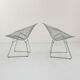 Diamond armchair chromed by Harry Bertoia for Knoll, 1990