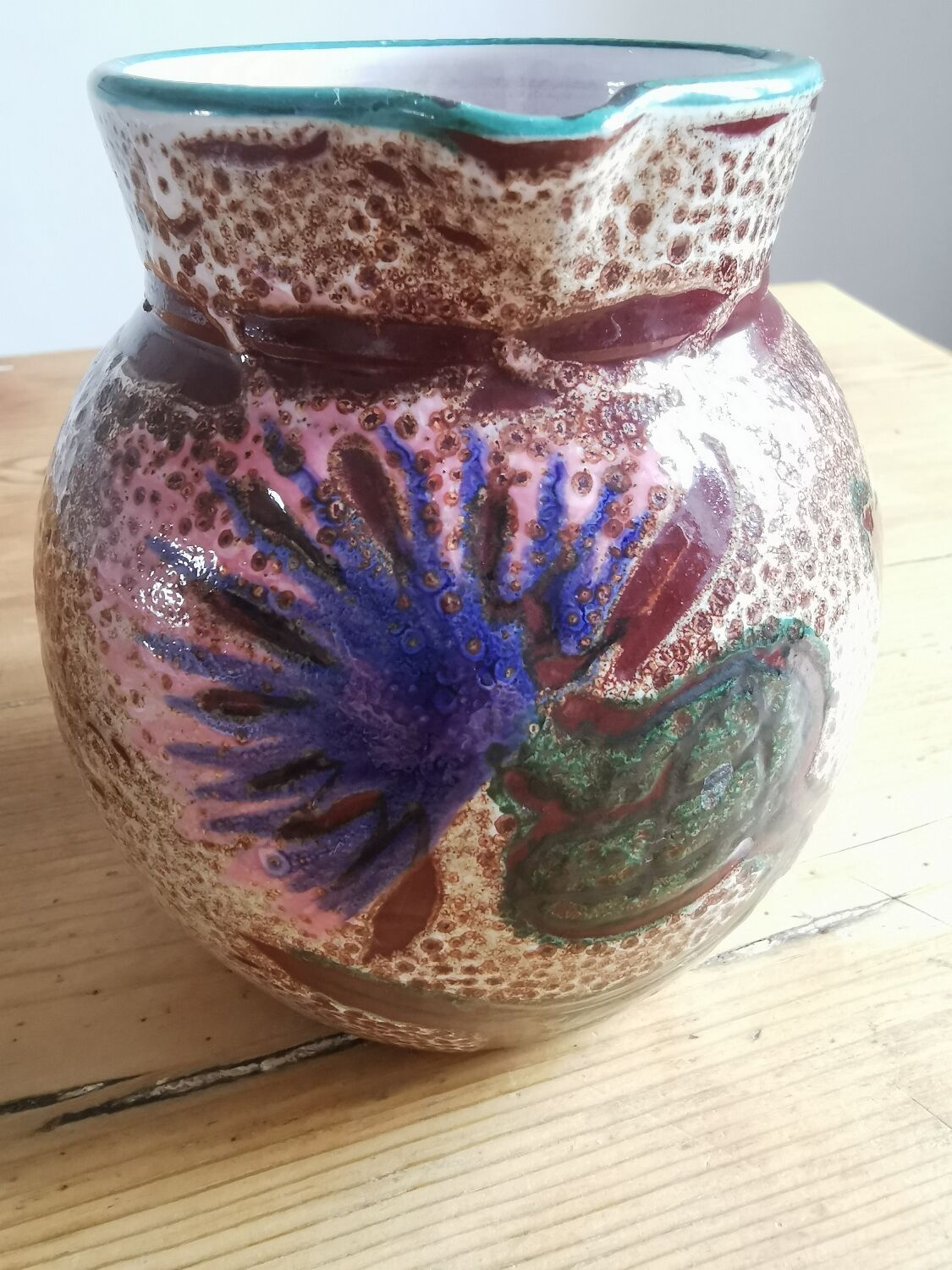 Vallauris ceramic pitcher