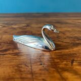 12 cutlery knife holders in silver metal