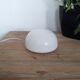 Vintage ceiling lamp / wall lamp - White opaline globe - 70s