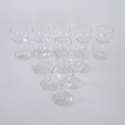 11 verres à vin danois, années 1970