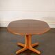 Table ronde extensible piètement étoile