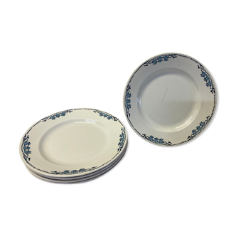 Ensemble de 5 assiettes Villeroy et Boch Wallerfangen