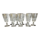 Set of 9 bayel crystal wine glasses elegance table art