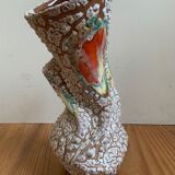 ceramic lava-style vase