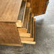 Old small workshop counter for haberdashery in oak.