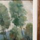 Oil on canvas Landscape with large trees, signed D. Qvyo