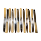 Set of 12 stainless steel and bakelite knives