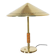 Vintage Modern Table Lamp in Brass by Bent Karlby for Lyfa, Denmark, 1956