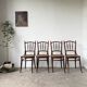 Set of 4 Fischel caned bistro chairs