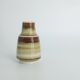 Small Scandinavian Collectible Vase in Brown Stoneware by Gunnar Borg for Höganäs Keramik, 1960s
