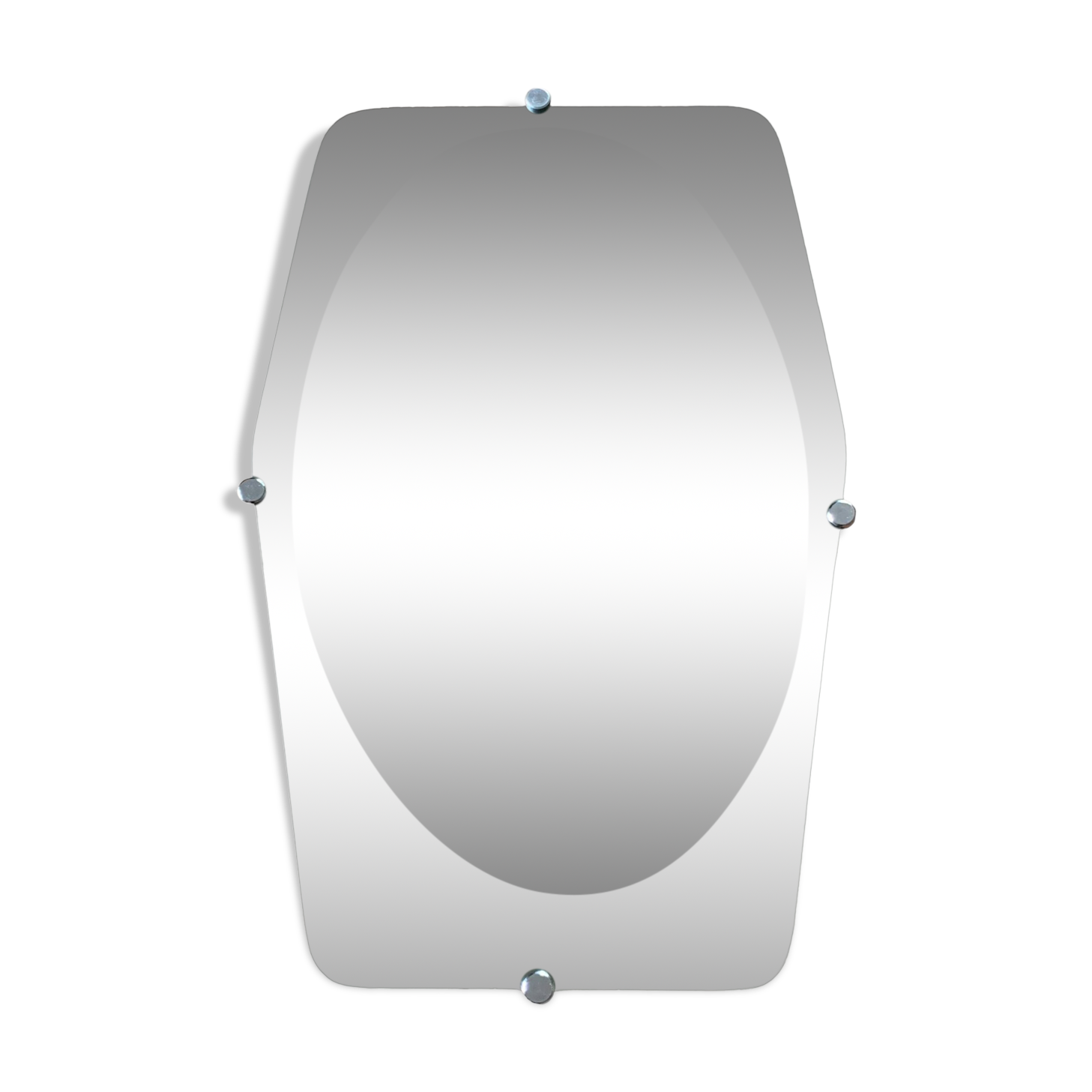 Double shade mirror 43x66 vintage 1970