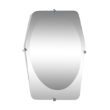 Double shade mirror 43x66 vintage 1970