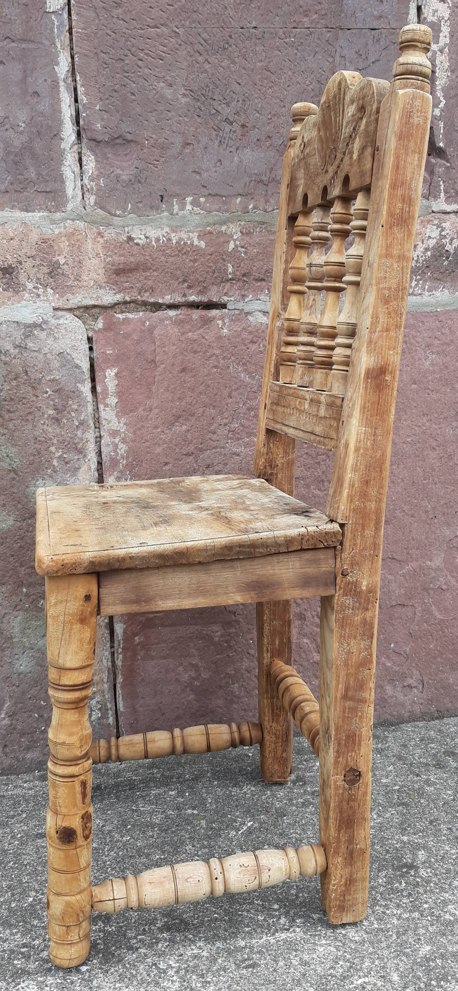 Antique wooden chair.