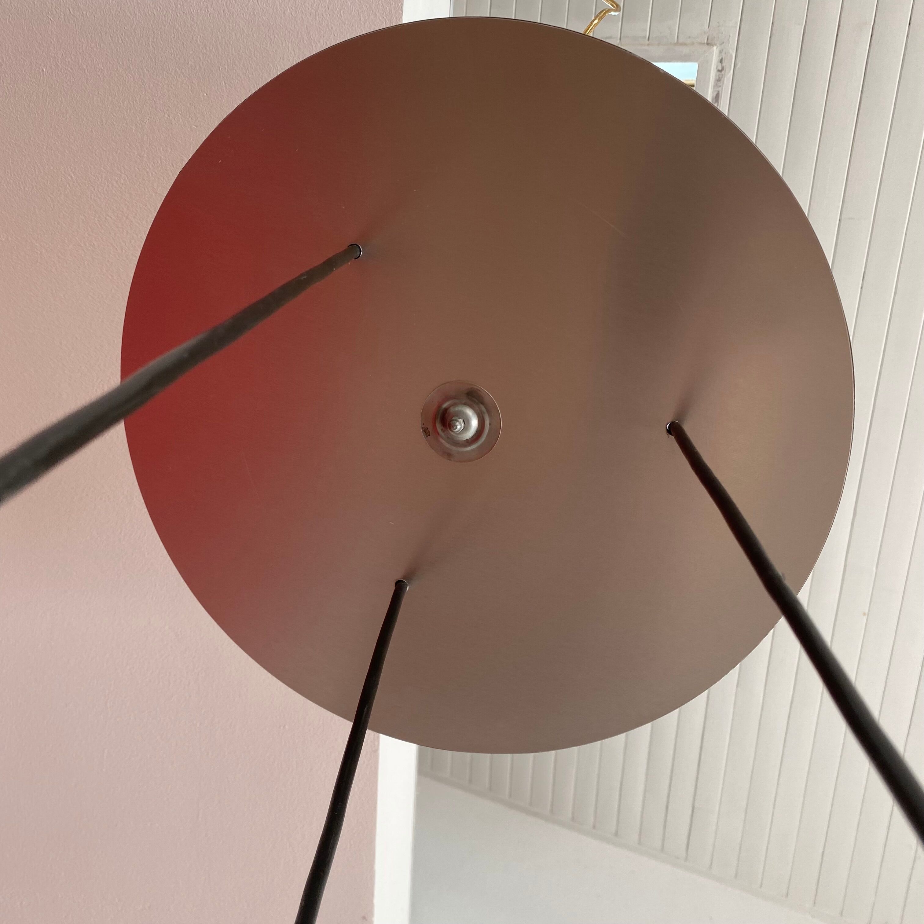 Suspension cascade 3 lights of Raak. Holland 1960