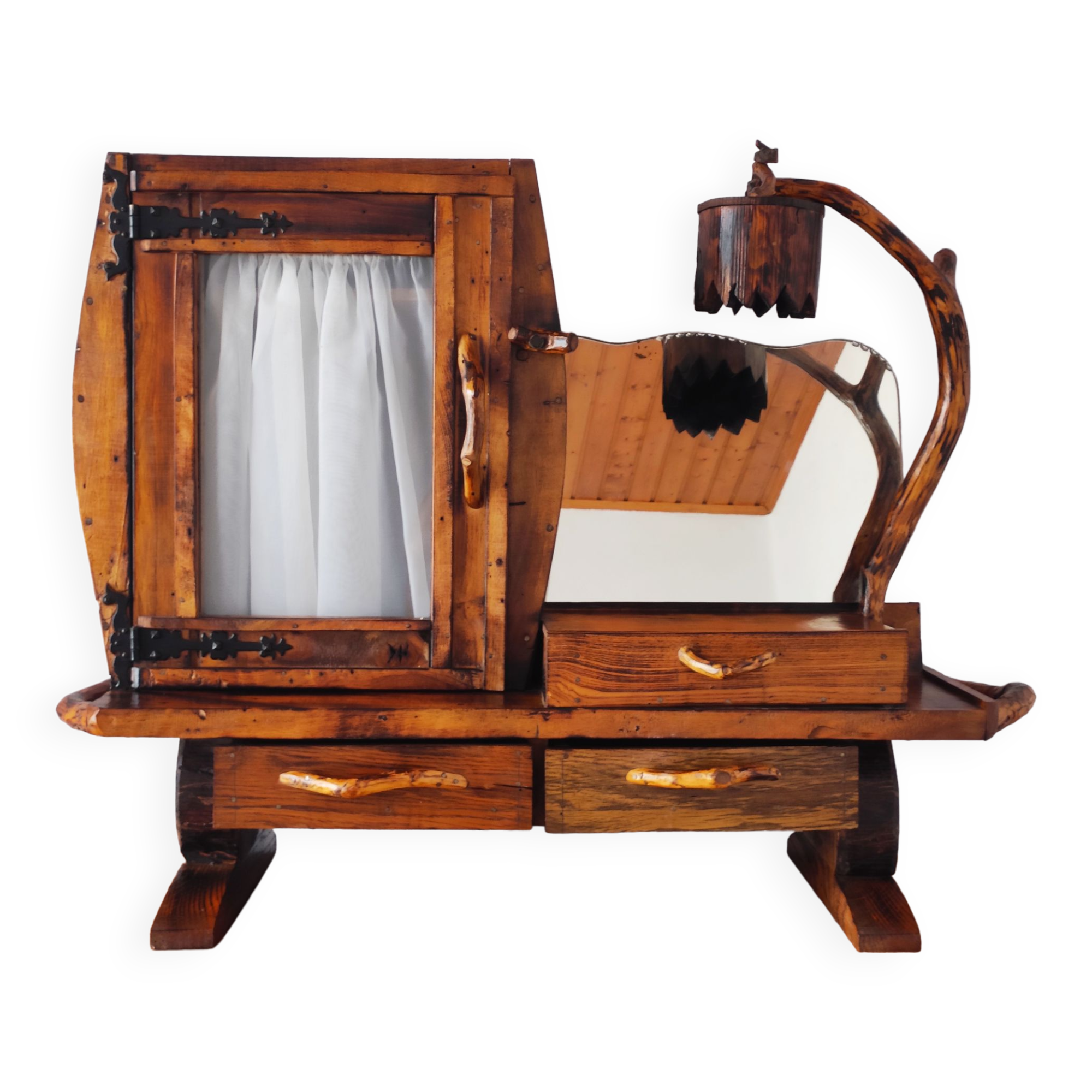 Vintage brutalist dressing table 1950/60