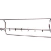 Art Deco Chrome wall Coat Rack Holland 1930s