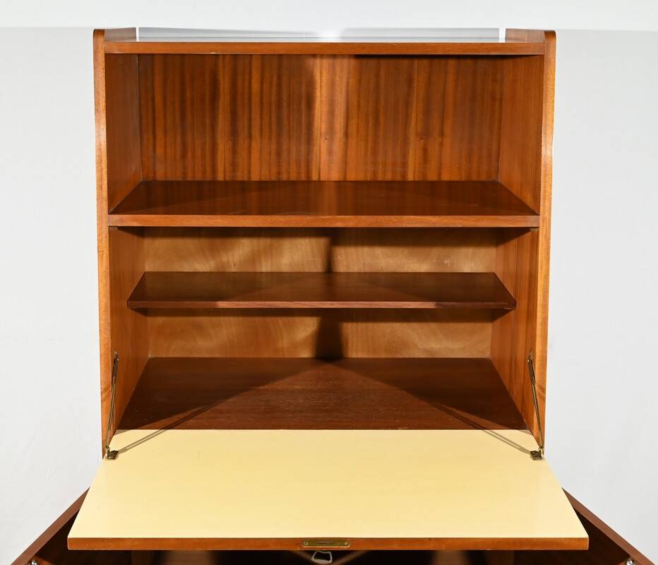Sapelli mahogany secretary furniture – 1960s