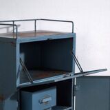 Armoire d’atelier vintage en métal (c.1950)