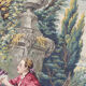 Tapisserie Jacquard de style Aubusson "Berger Galant"