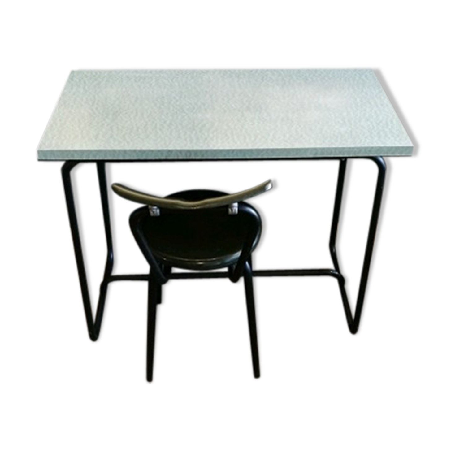 Bureau formica et sa chaise bakelite