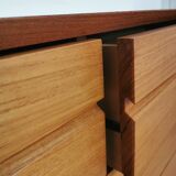Italian drawer sideboard in solid wood 1960