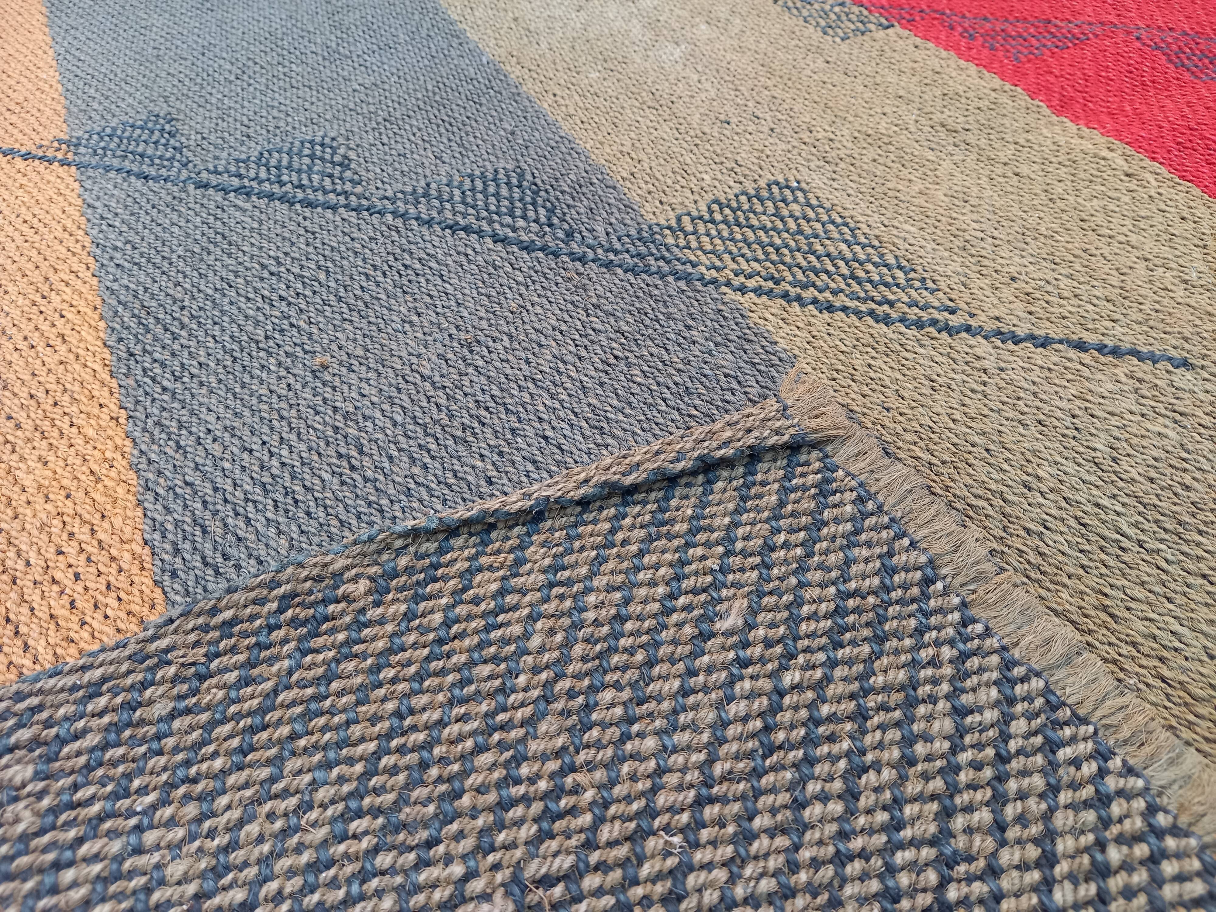 Jute style carpet 193 x 295 cm