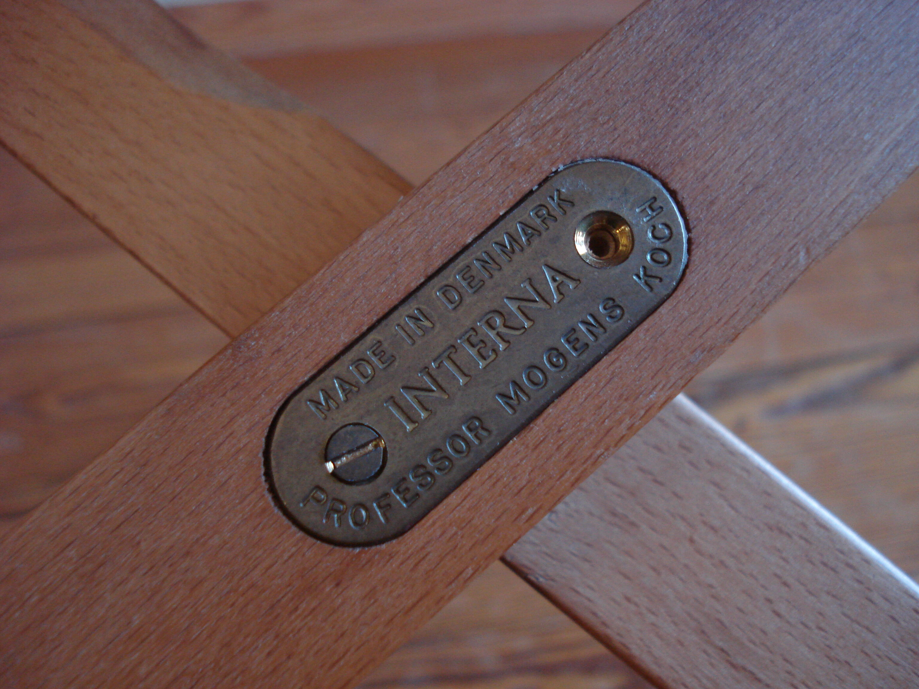 Fauteuil Safari Directors par Mogens Koch pour Interna, années 1960