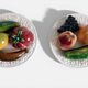 Mid-Century Handcrafted Portuguese Majolica Trompe l'Oeil Fruit Plates