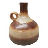 Vintage beige ceramic vase