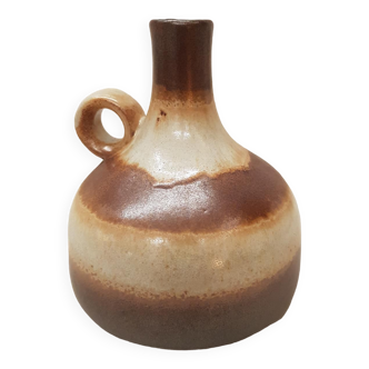 Vase en céramique vintage beige
