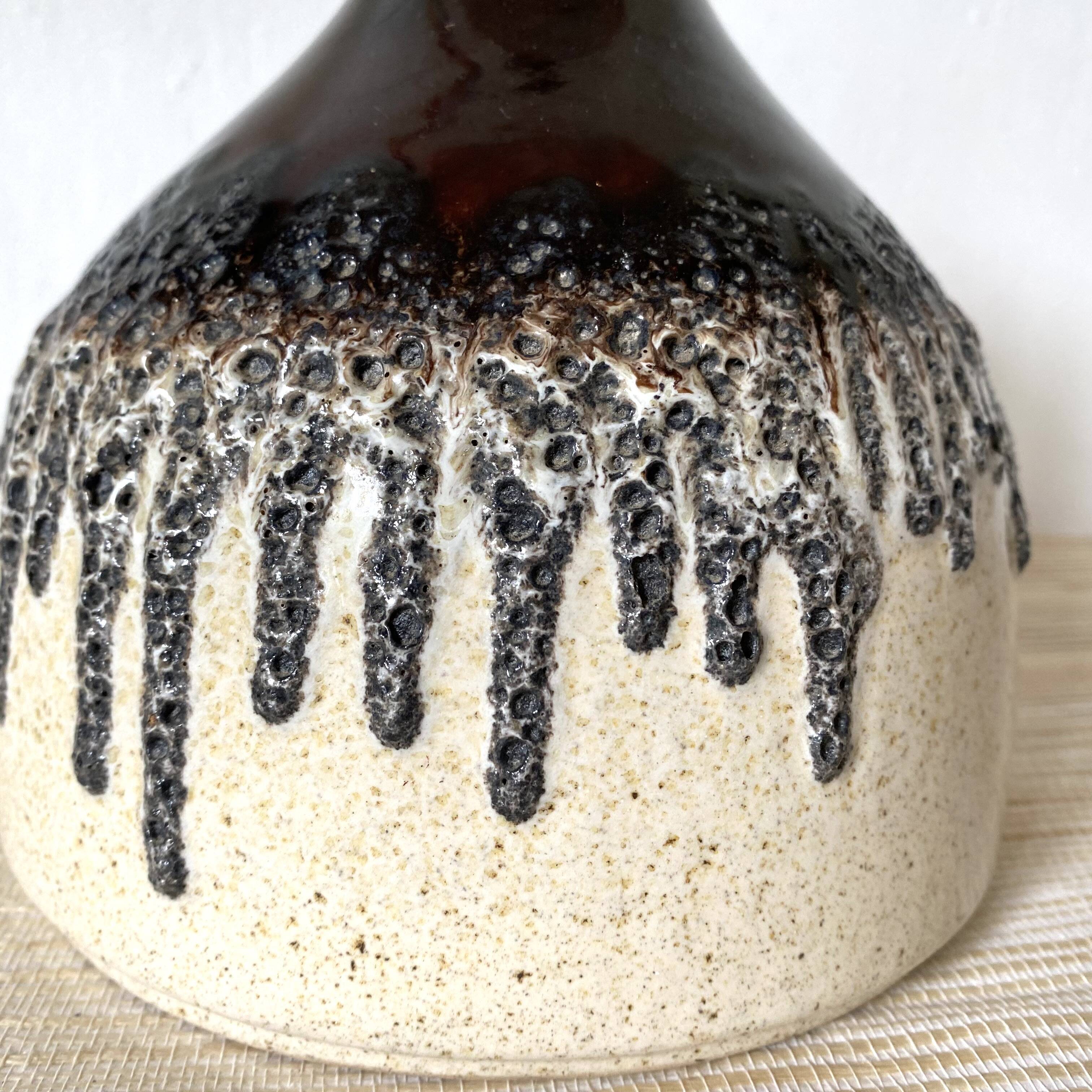 Fat Lava ceramic vase from West Germany, 1970s