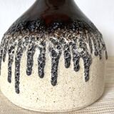 Vase en céramique Fat Lava west germany années 70