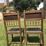 Paire de chaises Henri II