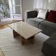 New travertine coffee table