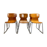 Set of 6 Pagwood chairs by Casala