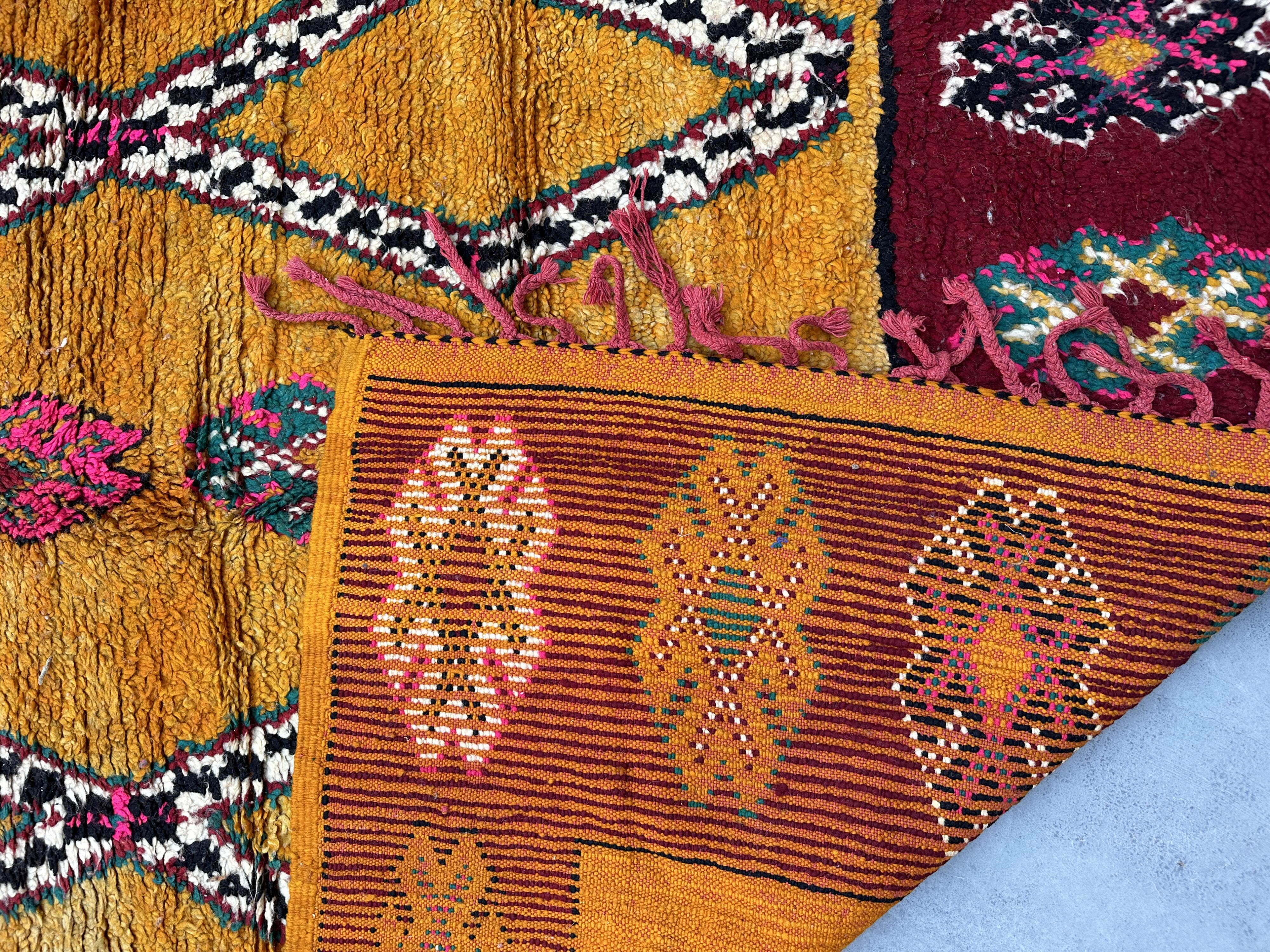 Colorful Taznakht Moroccan rug - 350 x 195 cm