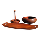 Teak dish set Dansk Design Denmark Jens H. Quistgaard 1960